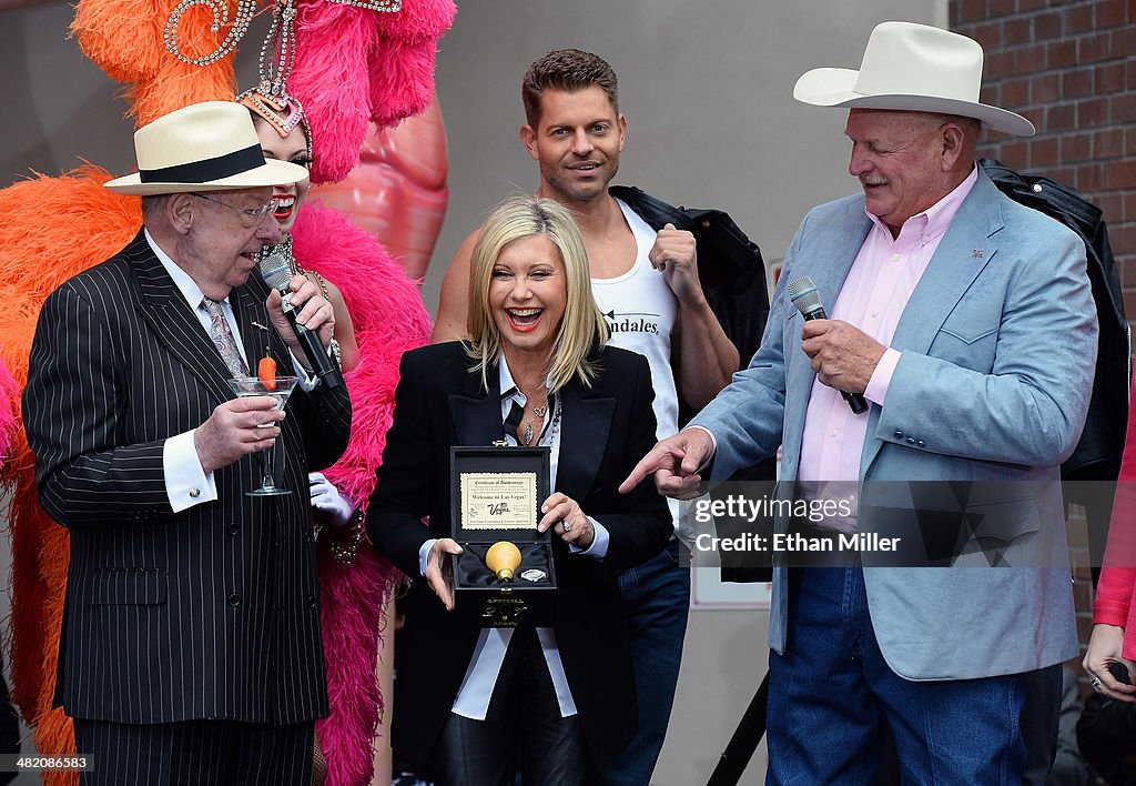 Olivia Newton-John Welcome Event At Flamingo Las Vegas