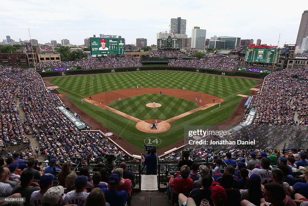 Philadelphia Phillies v Chicago Cubs