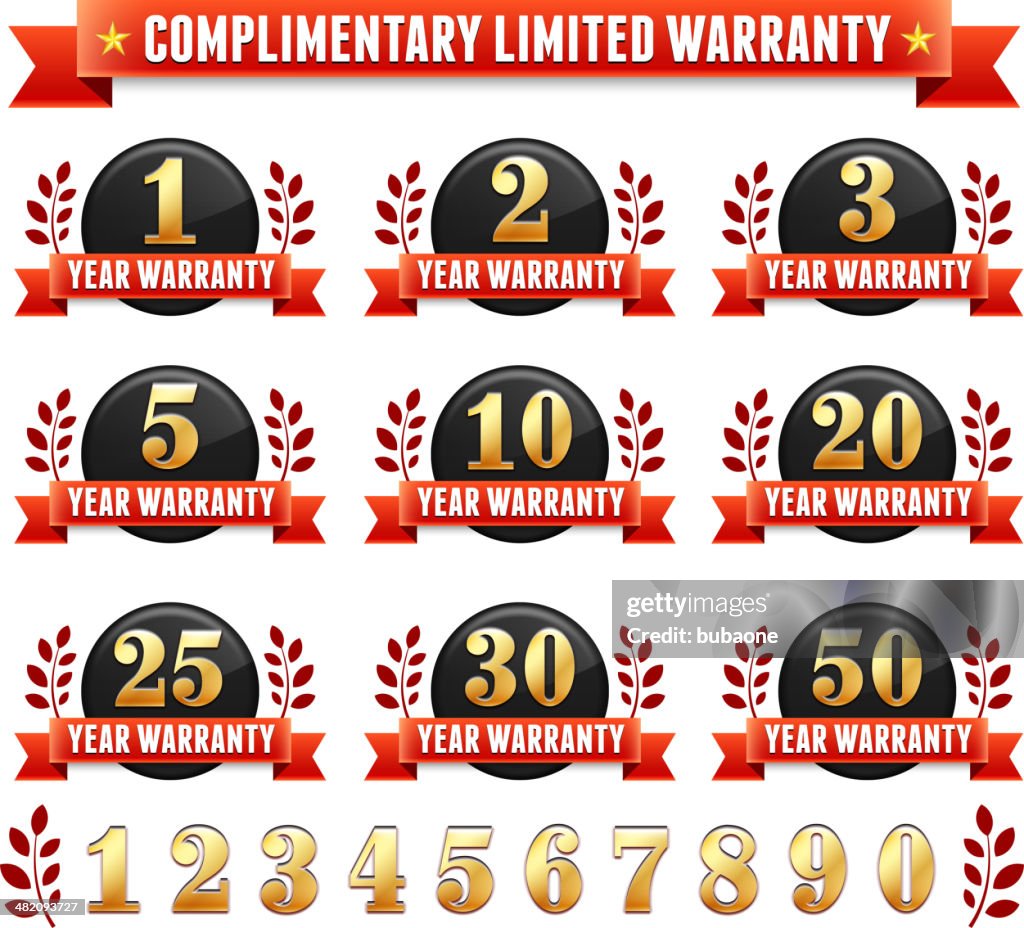 Limited Warranty Badge Collection