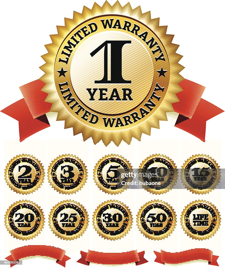 Limited Warranty Golden Badge Collection