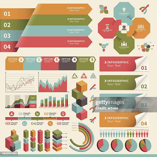 infographic elements - foreclosure stock illustrations