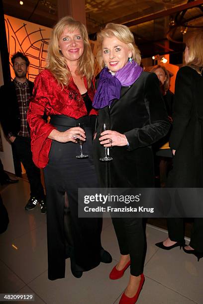 Nanna Kuckuck and Tini Rothkirch attend the 'Studio Italia - La Perfezione del Gusto' Grand Opening at KaDeWe on April 02, 2014 in Berlin, Germany.