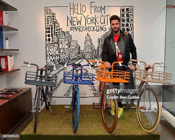 Lorenzo Martone attends the MCC Pop-Up Shop launch at the Paramount Hotel on April 2, 2014 in New York City.