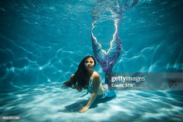 Mermaid Ride Pool 475 Mermaid Swimming Pool Stock Photos, High-Res Pictures, and Images ...