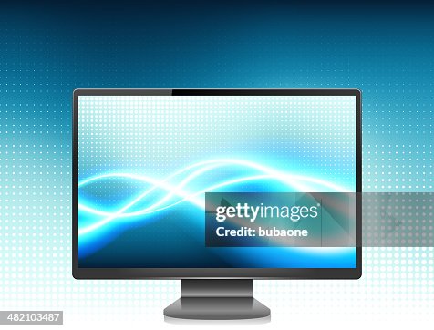 Modern Desktop on Internet Communications Background Modern Desktop on Internet Communications Background