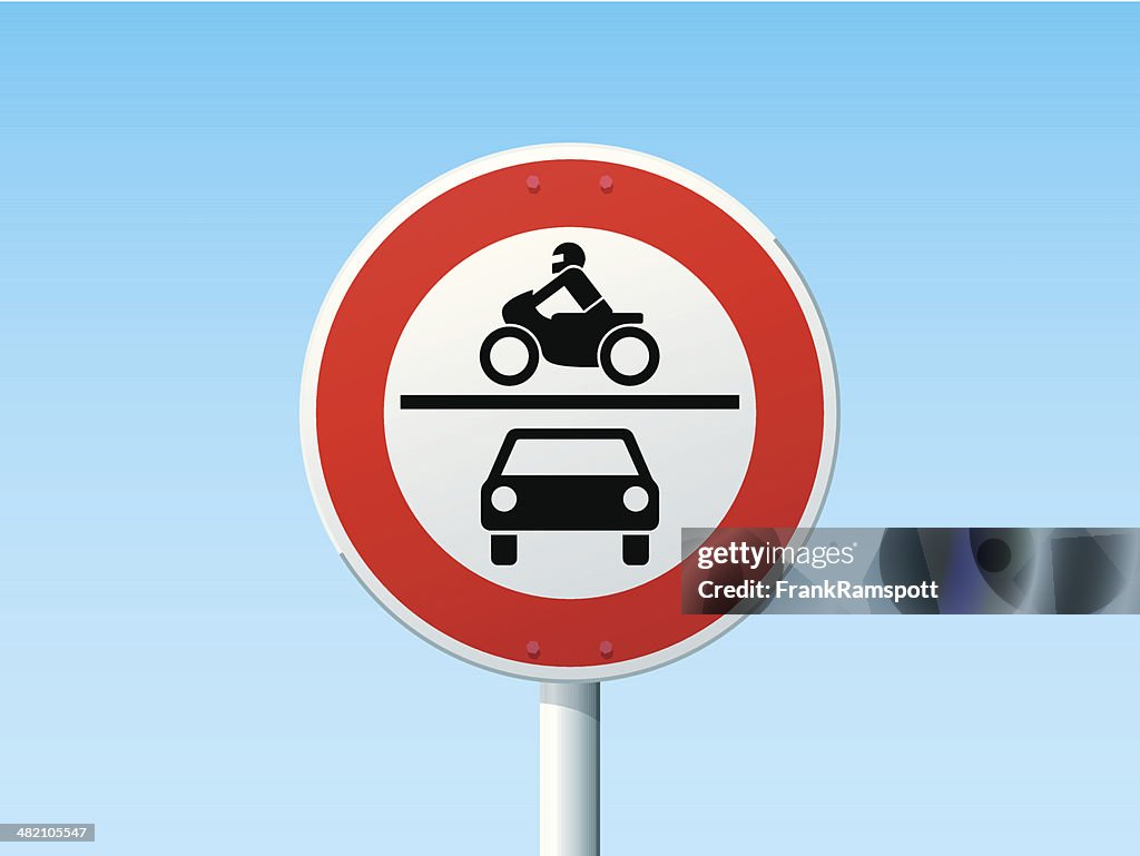 Nenhum item para veículos automóveis alemão Sinal de Estrada