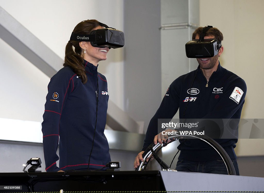 The Duke And Duchess Of Cambridge Attend The America's Cup World Series