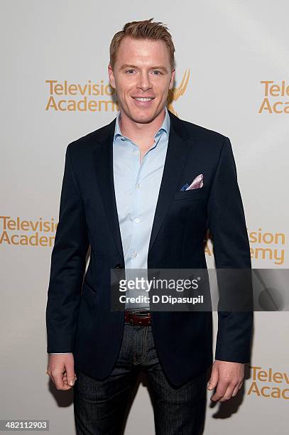 Diego Klattenhoff attends an evening with "The Blacklist" at Florence Gould Hall on April 2, 2014 in New York City.