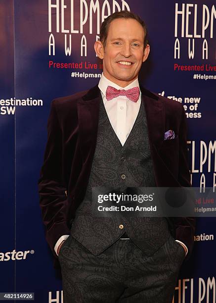 Todd McKenney arrives at the 2015 Helpmann Awards at the Capitol Theatre on July 27, 2015 in Sydney, Australia.