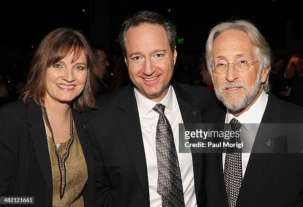 Chair of the National Recording Academy's Board of Trustees Christine Albert, Daryl Friedman, VP, Adocacy and Government Relations at The Recording...