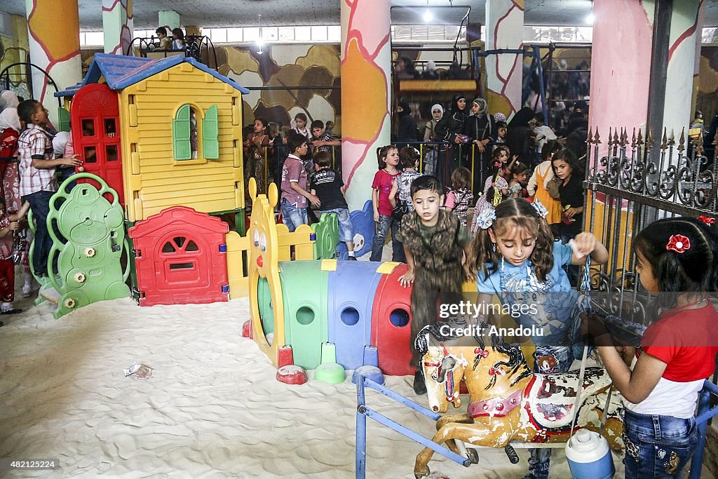 Subterranean Playground for Syrian Kids