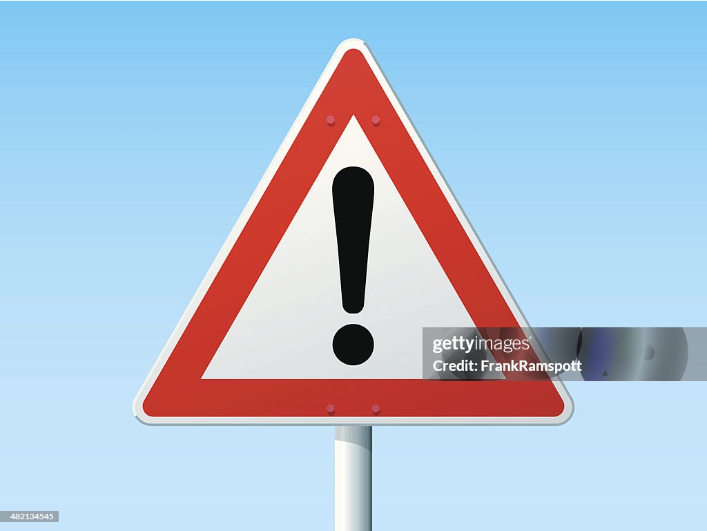 Dangerous Area German Warning Sign