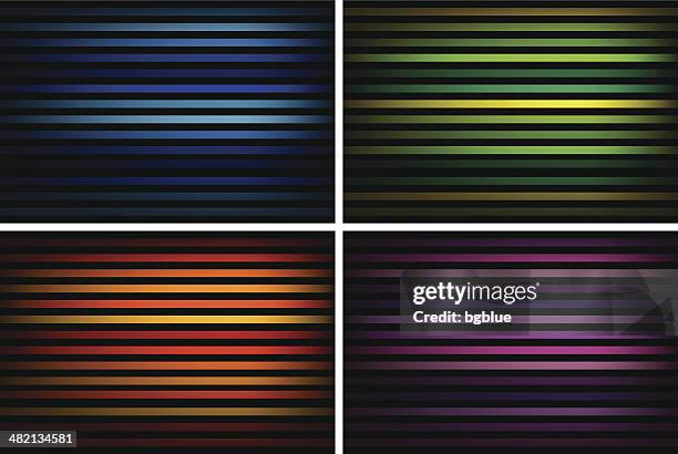 abstract colorful lines - fluorescent stock illustrations