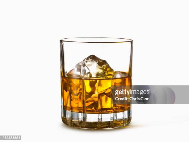 close up of cocktail in glass - whiskey stock pictures, royalty-free photos & images