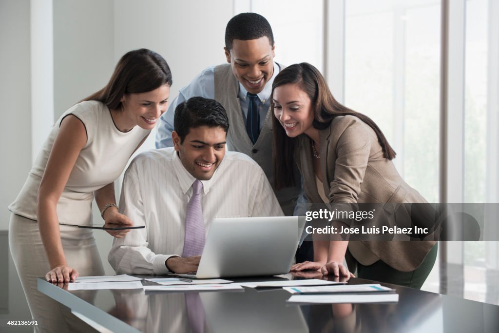 Business people working together in office