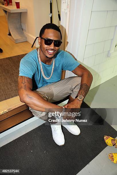 Trey Songz Celebrates The 10th Anniversary Of The Release Of His Debut Album "I Gotta Make It" at a private location on July 26 in East Hampton, New...