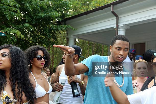 Trey Songz Celebrates The 10th Anniversary Of The Release Of His Debut Album "I Gotta Make It" at a private location on July 26 in East Hampton, New...