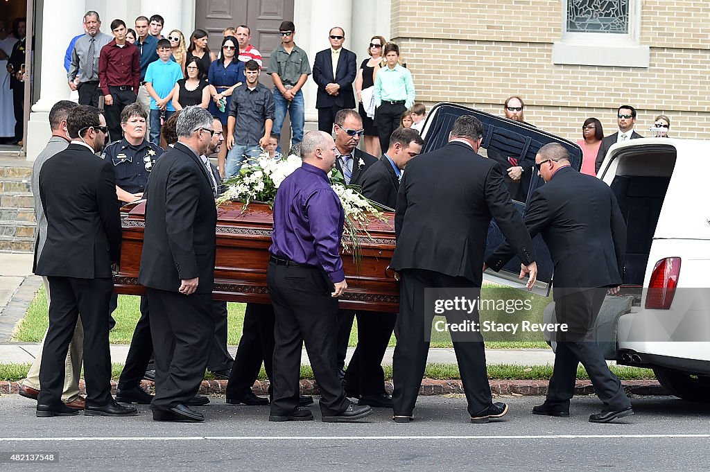 Funeral Held For Lafayette Theater Shooting Victim Mayci Breaux
