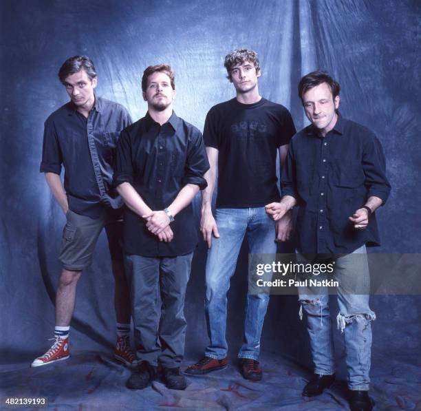 Portrait of punk group the Jesus Lizard, Chicago, Illinois, July 3, 1997.