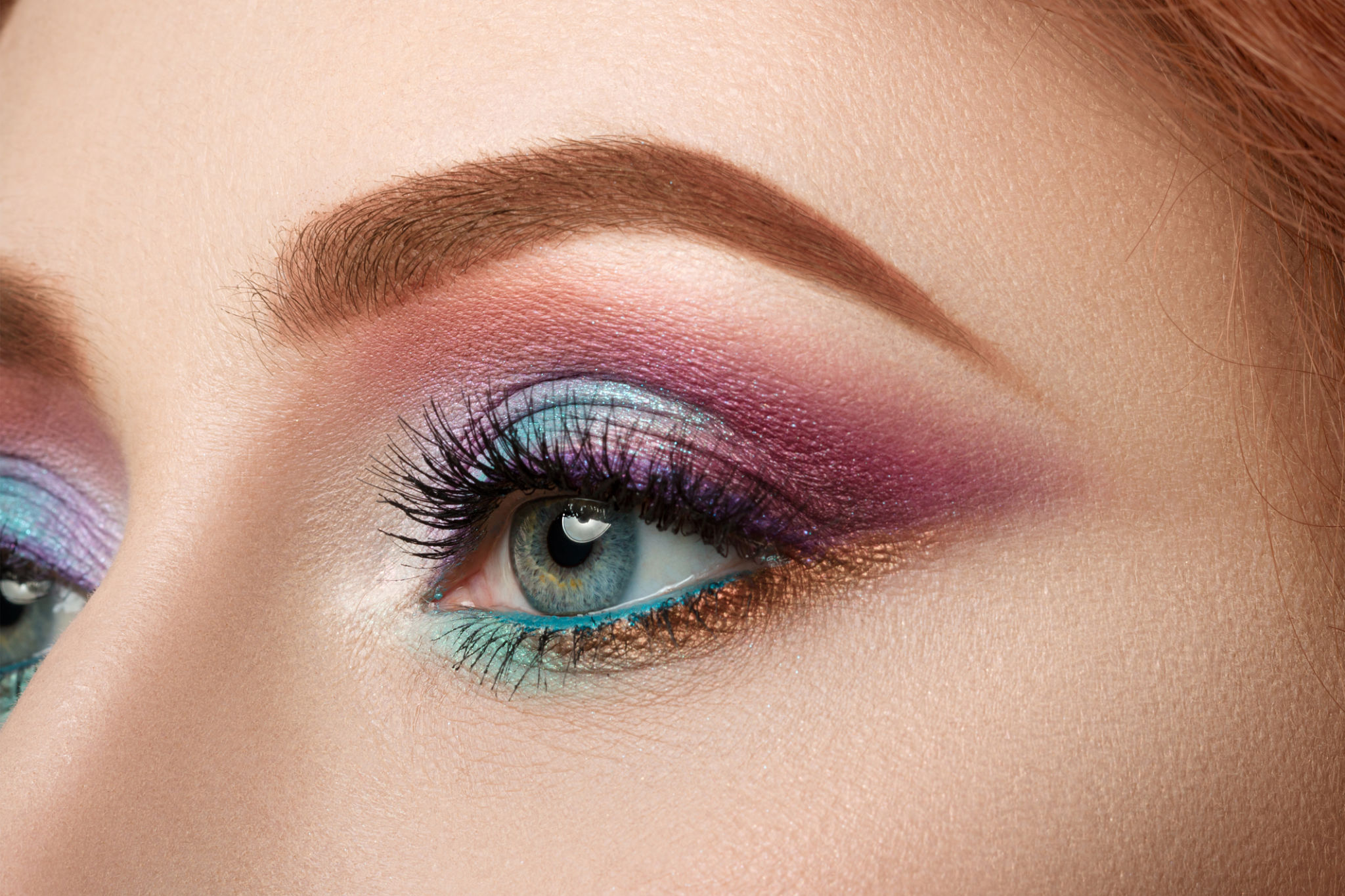 colorful makeup