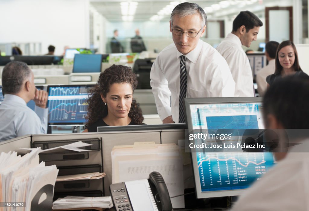 Business people working together in office