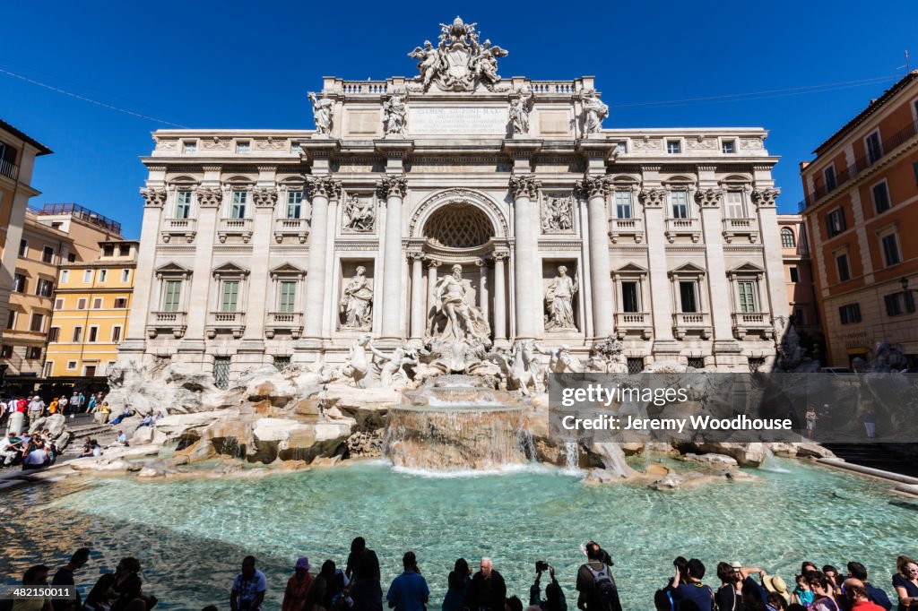 The Trevi Fountain, Rome, Lazio, Italy