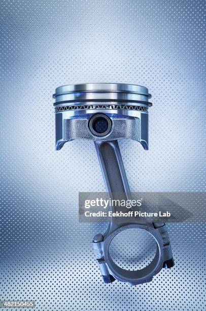 close up of metal piston - pistone foto e immagini stock