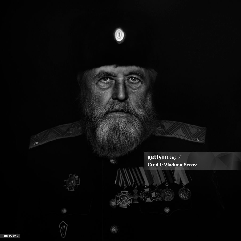 Cossack soldier wearing uniform