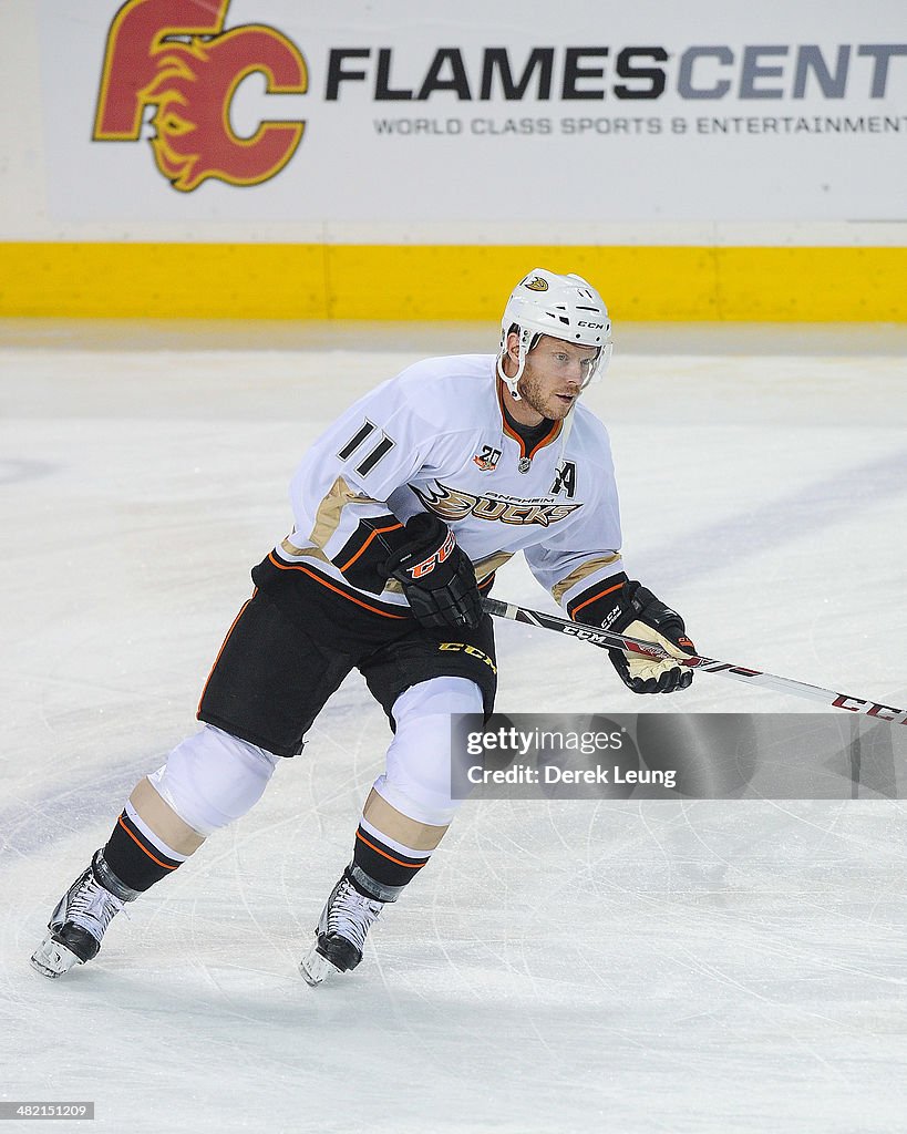 Anaheim Ducks v Calgary Flames