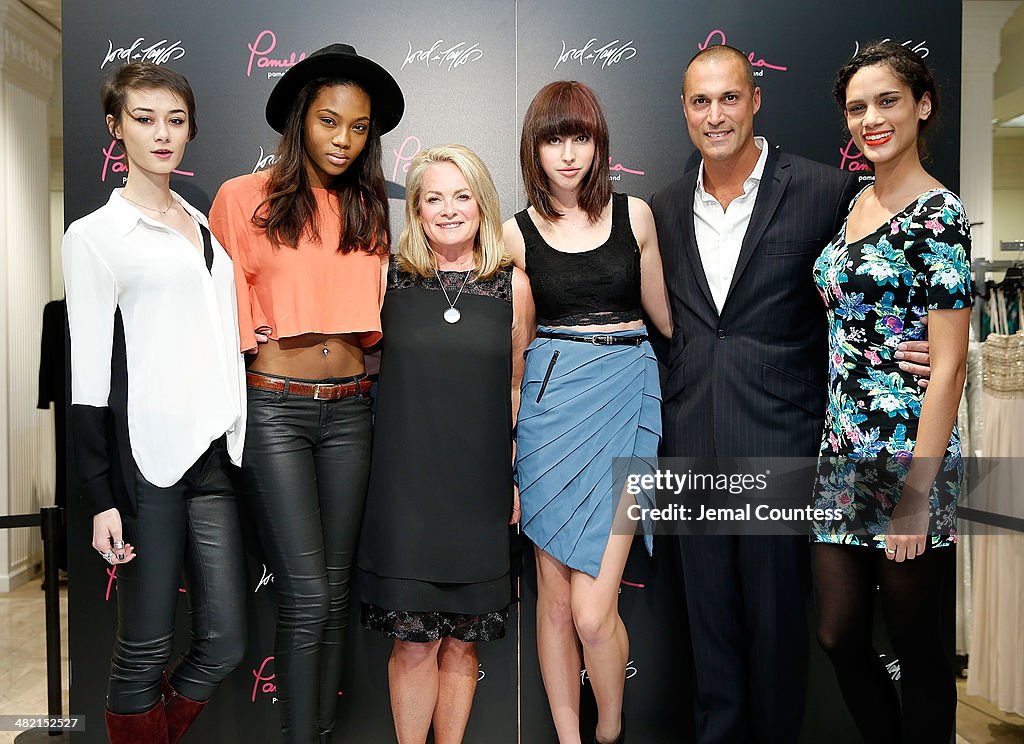 Lord & Taylor Flagship Celebrates The Launch Of Pamella, Pamella Roland With Pamella Roland And Nigel Barker