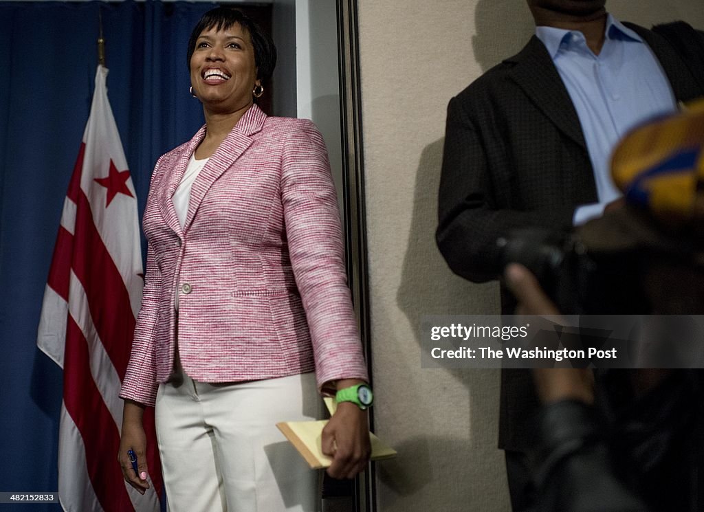 Democratic Nominee for DC Mayor Councilmember Muriel Bowser