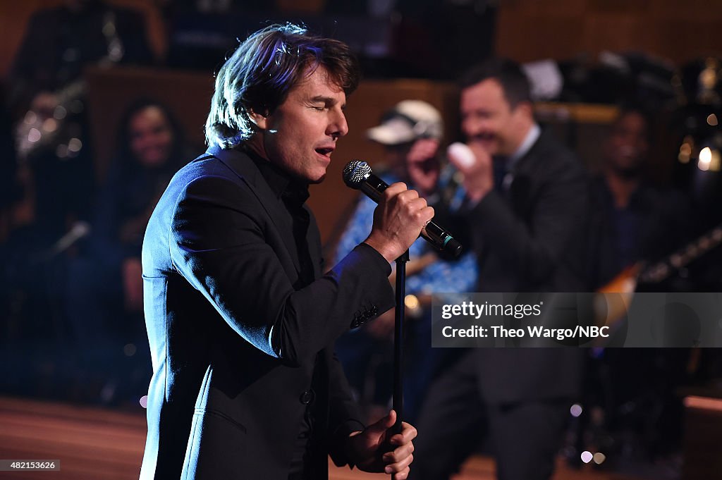 Tom Cruise Visits "The Tonight Show Starring Jimmy Fallon"