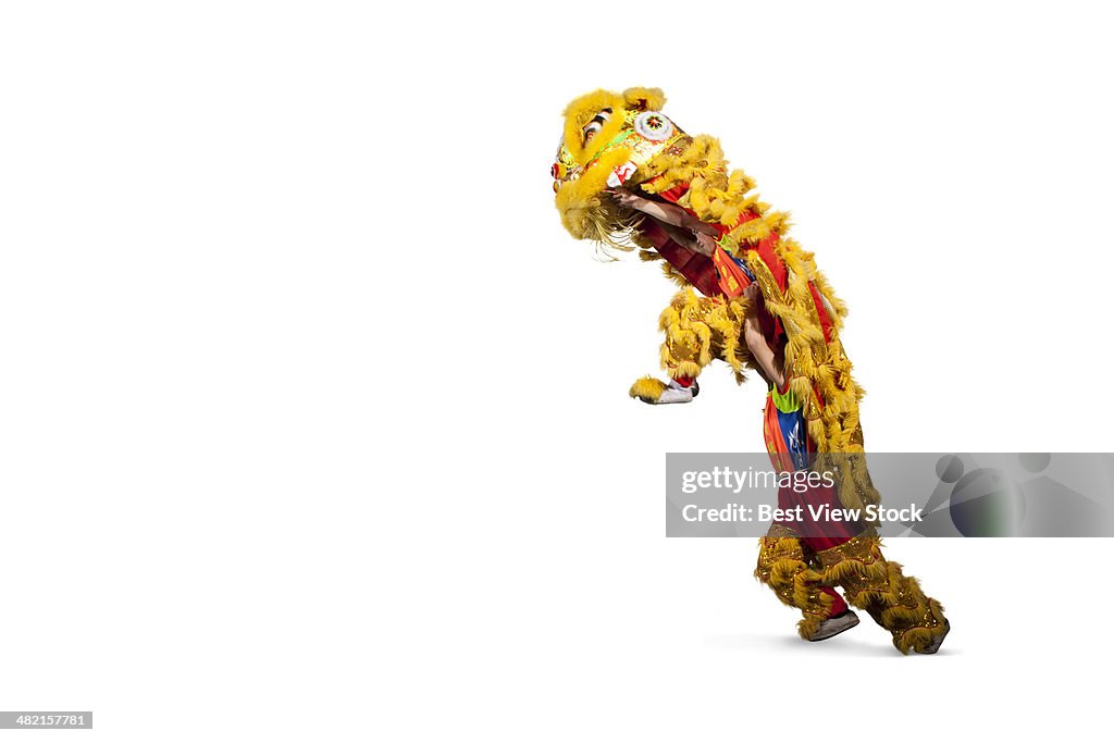 Chinese lion dance
