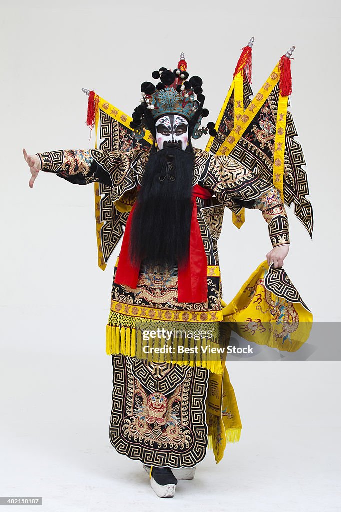 Beijing opera actor dancing