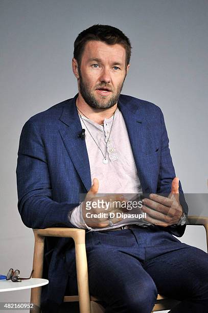 Joel Edgerton attends Meet the Filmmaker: Joel Edgerton and Rebecca Hall, "The Gift" at Apple Store Soho on July 27, 2015 in New York City.