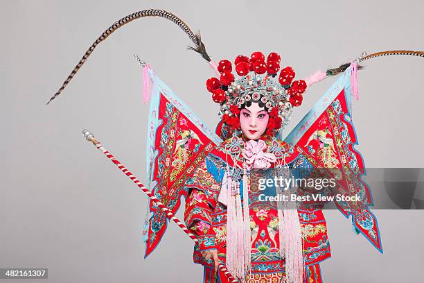 opera figures - peking opera stock pictures, royalty-free photos & images