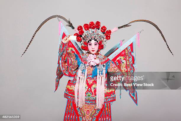 opera figures - beijing opera stock pictures, royalty-free photos & images