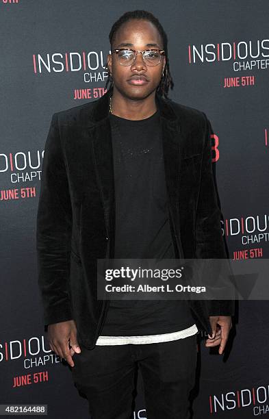 Actor Leon Thomas arrives for the Premiere Of Focus Features' "Insidious: Chapter 3" held at TCL Chinese Theatre on June 4, 2015 in Hollywood,...
