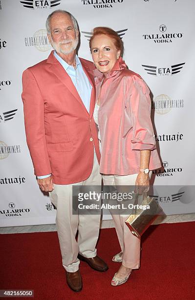 Gary Reuben and Susan Reuben arrive for the screening of "Blunt Force Trauma" held at CAA on July 20, 2015 in Century City, California.