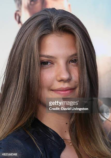Actress Catherine Missal attends the premiere of Warner Bros. "Vacation" at the Regency Village Theatre on July 27, 2015 in Westwood, California.