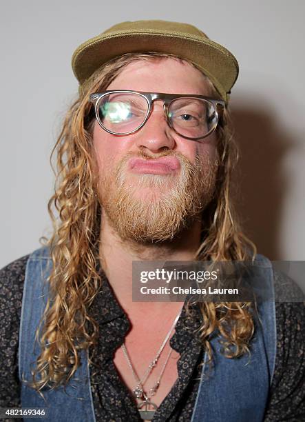 Musician Allen Stone poses for a portrait during SONOS Studio + PANDORA: An Evening with Allen Stone on July 27, 2015 in Los Angeles, California.