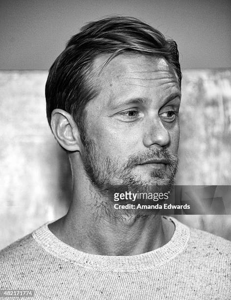 Actor Alexander Skarsgard attends the Los Angeles Times Indie Focus Screening of "The Diary Of A Teenage Girl" at the Sundance Sunset Cinema on July...