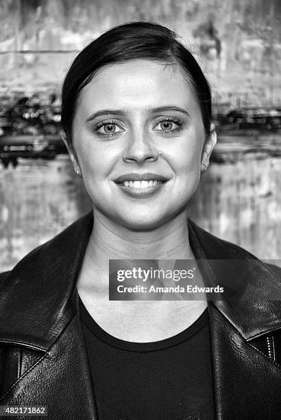 Actress Bel Powley attends the Los Angeles Times Indie Focus Screening of "The Diary Of A Teenage Girl" at the Sundance Sunset Cinema on July 27,...