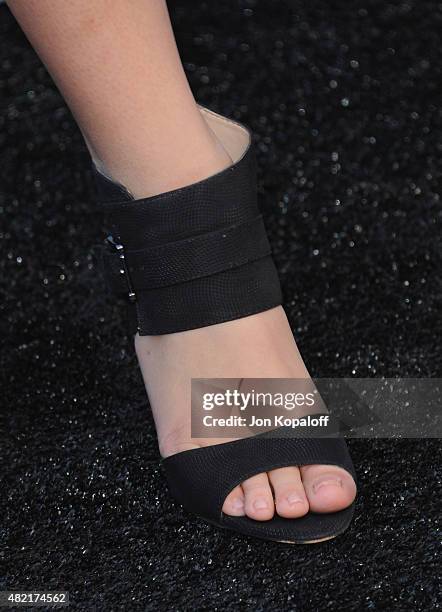 Actress Catherine Missal arrives at the Los Angeles Premiere "Vacation" at Regency Village Theatre on July 27, 2015 in Westwood, California.