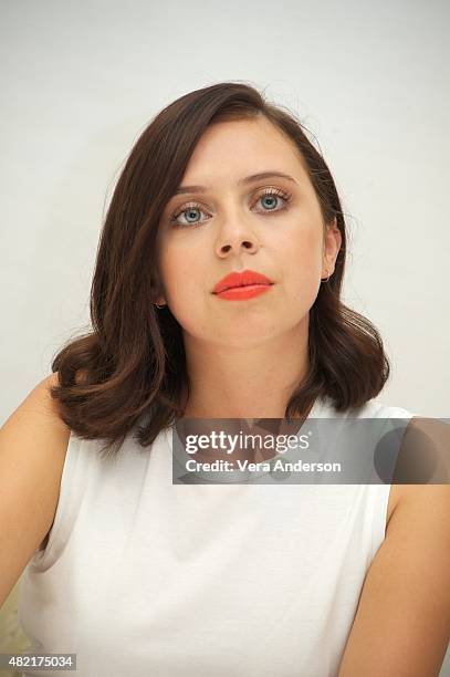 Bel Powley at "The Diary Of A Teenage Girl" Press Conference at the Four Seasons Hotel on July 27, 2015 in Beverly Hills, California.