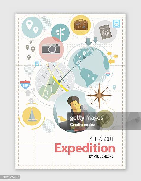 expedition design - explore stock illustrations