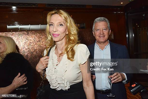 Sylvie Elias attends the Penati Al Baretto Restaurant Opening Dinner at the Hotel de Vigny on April 2, 2014 in Paris, France.