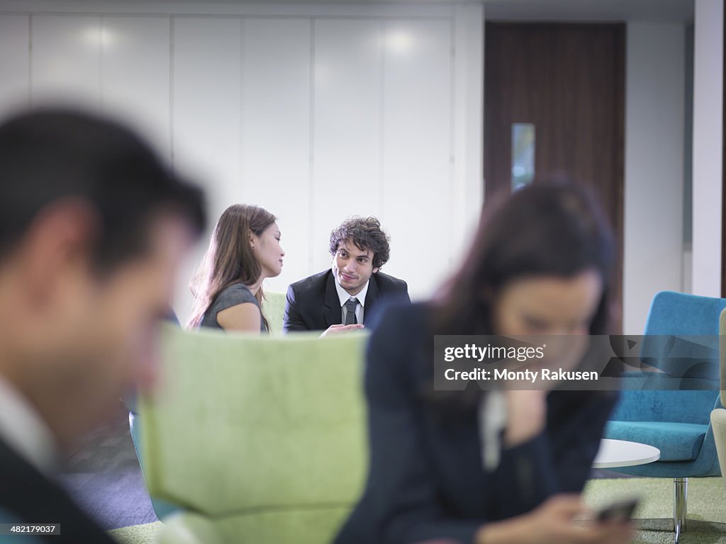 Business colleagues in meeting in office