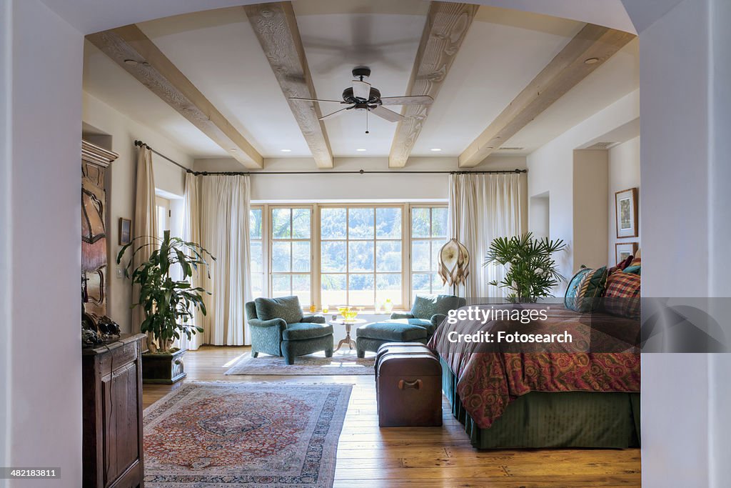 Interior of a tidy bedroom