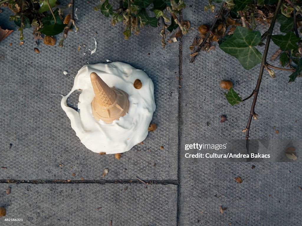 Ice cream on street